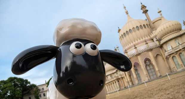 Shaun the Sheep Art Installation, Brighton, Sussex - new for 2023